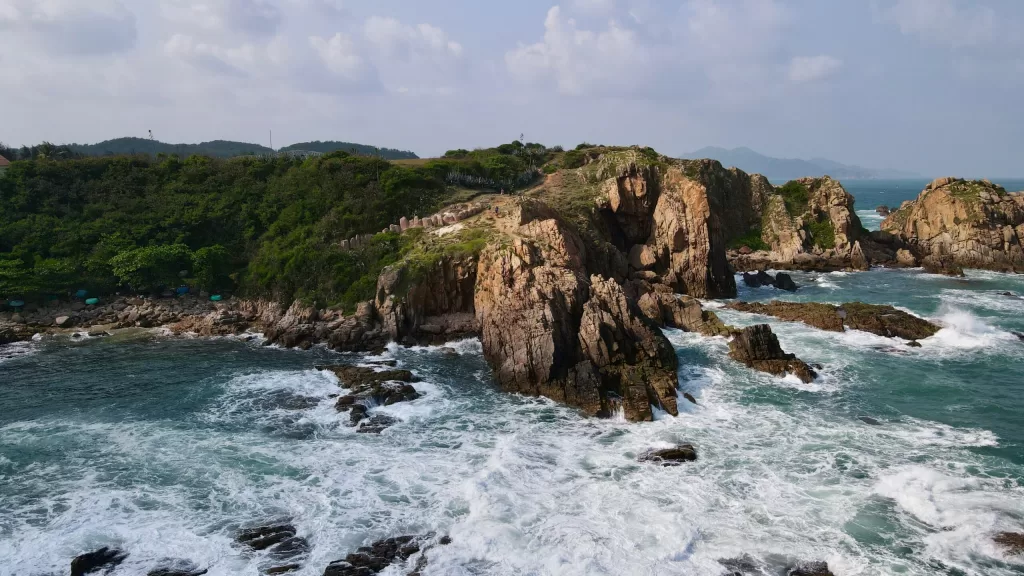 Tuy Hoa (Quy Nhon), sopečné vyvřeliny Ganh Da Dia, Vietnam