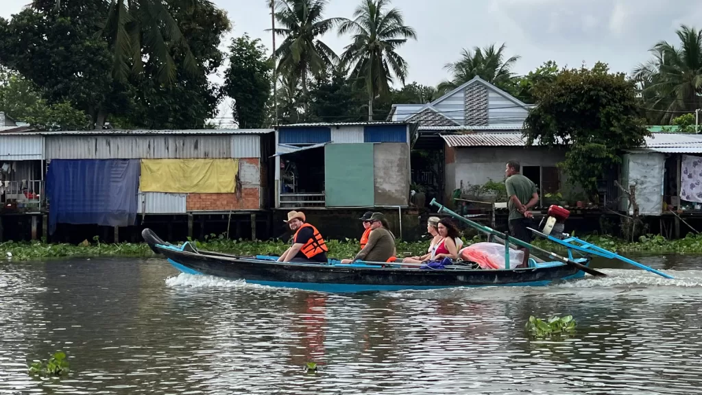 Plovoucí trhy, Can Tho, Mekong delta, Vietnam