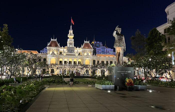 Městská radnice, Ho Či Minhovo město (Saigon), jižní Vietnam