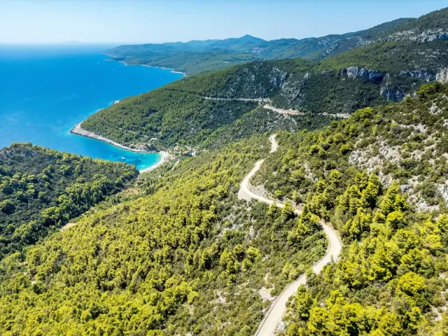 Korčula, Chorvatsko, nejhezčí ostrovy na kole a na lodi