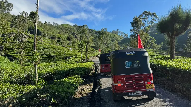 Srí Lanka na tuktuku