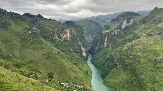 Horský průsmyk Ma Pi, severní Vietnam