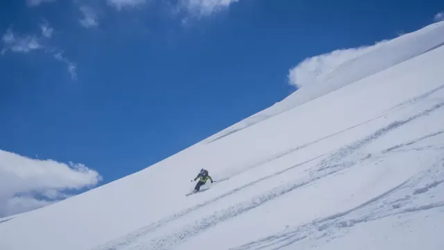 Sjezd z Mt. Artos (3 537 m), Turecko