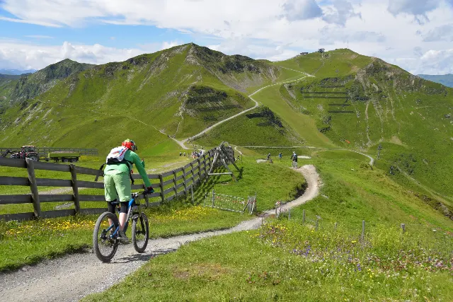 Cyklistika v okolí Saalbach Hinterglemm, Rakousko