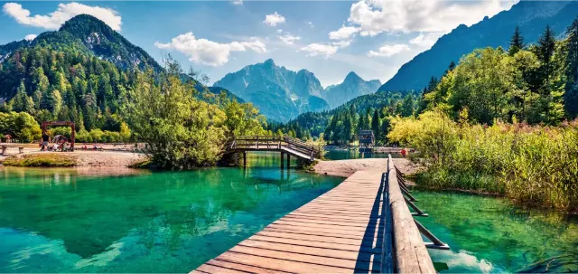 Jezero Jasna, Kranjska gora, Krásy Slovinska